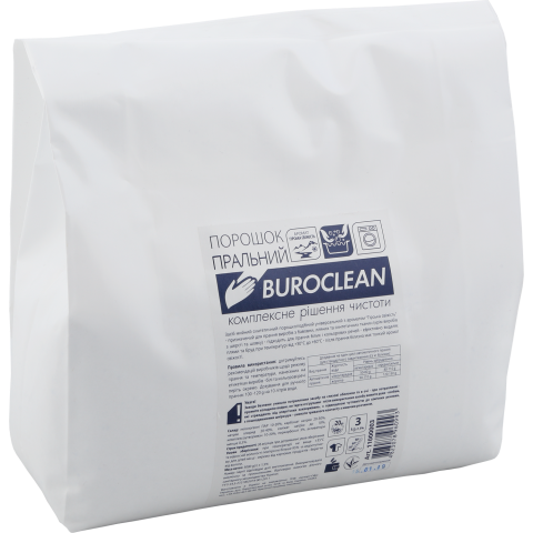 Порошок пральний універсальний Buroclean 3 кг "Гірська свіжість"